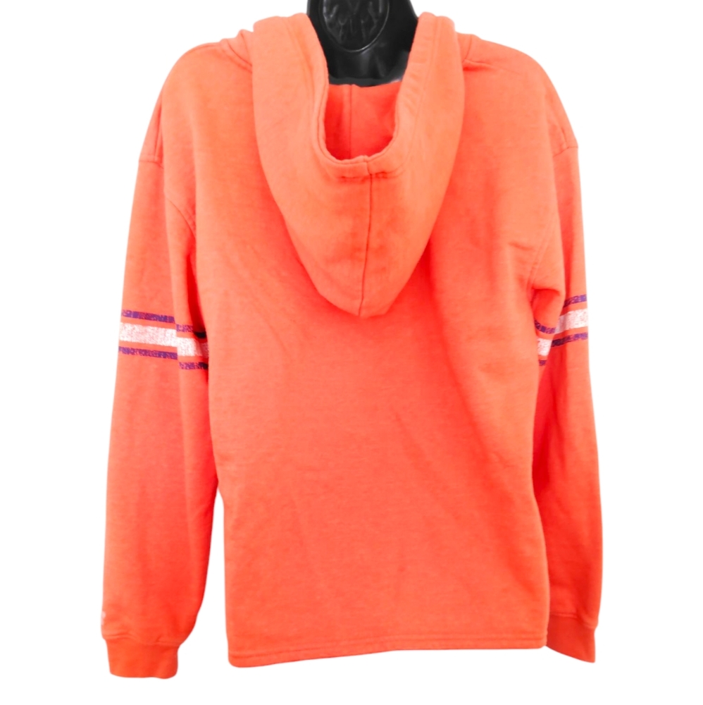 Russell Clemson Long Sleeve V-Neck Hooded Sweatshirt Sz M - Picture 2 of 6